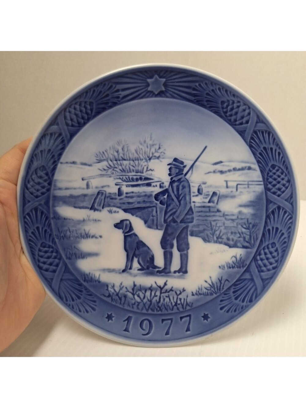 VTG 1977 ROYAL COPENHAGEN DENMARK "IMMERVAD BRIDGE" KAI LANGE COLLECTOR PLATE